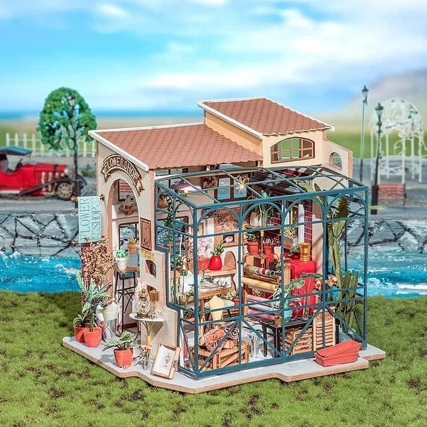 ROBOTIME Rolife DIY Miniature House Kit Emily's Flower Shop,