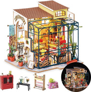ROBOTIME Rolife DIY Miniature House Kit Emily's Flower Shop,