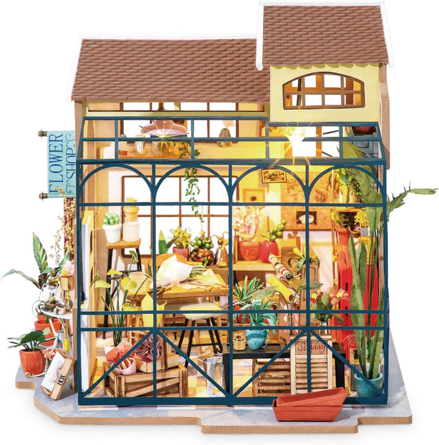 ROBOTIME Rolife DIY Miniature House Kit Emily's Flower Shop,