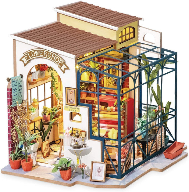 ROBOTIME Rolife DIY Miniature House Kit Emily's Flower Shop,
