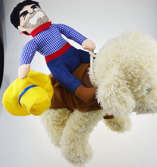 Pet Supplies Horseback Riding Costumes Santa Claus Funny Costumes