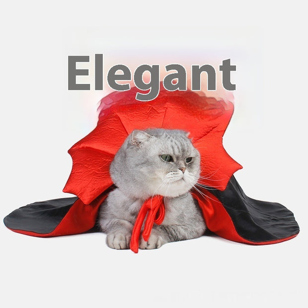 Cute Halloween Pet Costumes Cosplay Vampire