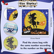 Halloween Diamond Painting, 4-piece Full Diamond Painting Kit