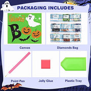 Halloween Diamond Painting, 4-piece Full Diamond Painting Kit