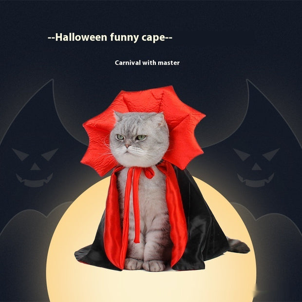 Cute Halloween Pet Costumes Cosplay Vampire
